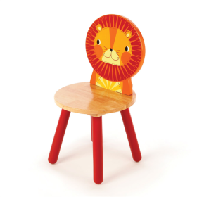 Tidlo Dřevěná židle Animal lev, Tidlo