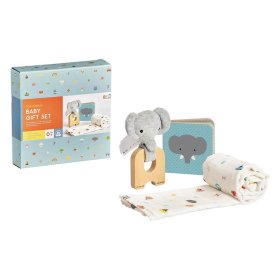 Petit Collage Dárkový set pro miminka slon, Petit Collage