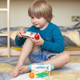 Bigjigs Toys Motorický válec život v džungli, Bigjigs Toys