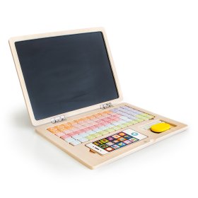 Dřevěný magnetický notebook, EcoToys