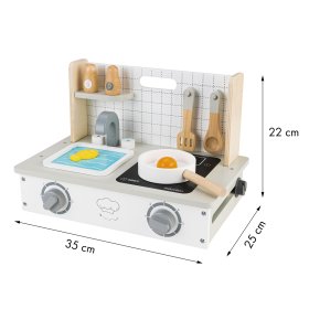Dřevěná mini kuchyňka, EcoToys