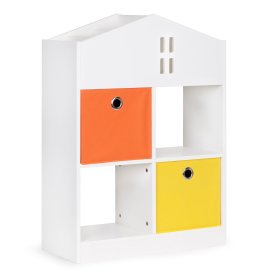 Knihovna s organizéry - domeček, EcoToys