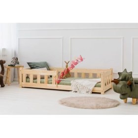 BAZAR - Dětská postel 200x90 Mila Raily se zábranou
