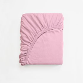 Bavlněné prostěradlo 120x60 cm - růžové, Frotti