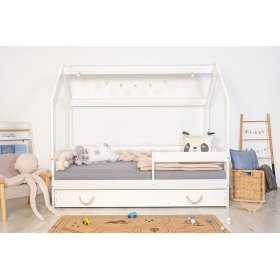 Domečková postel Lucky 160x80- bílá