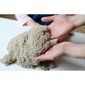 Kinetický písek 3 kg s nafukovacím pískovištěm a formičkami, Adam Toys piasek