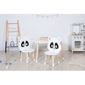 Bazar - Set stolečku a židliček - Panda, Dekormanda