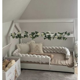 Bazar - Domečková postel Sofie 160x80 cm - bílá