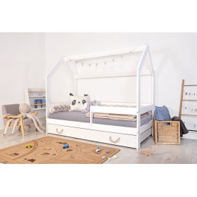 Bazar - Domečková postel Lucky 160x80 - bílá
