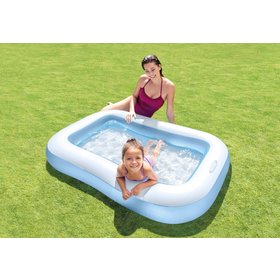 Obdélníkový dětský bazén - 166 x 100 cm / modrý, INTEX
