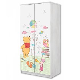 Šatní skříň Medvídek Pú a prasátko - dekor norská borovice, BabyBoo, Winnie the Pooh