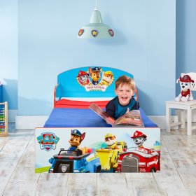 Dětská postel Paw Patrol - Chase, Rubble a Marshall