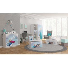 Dětský psací stůl - Ledové království - dekor norská borovice, BabyBoo, Frozen