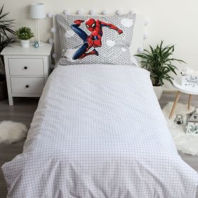 Ložní Povlečení se svítícím efektem Spider-man 140 x 200 cm + 70 x 90 cm