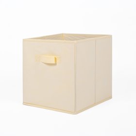 Dětský úložný box na hračky - Pastelově žlutý, FUJIAN GODEA