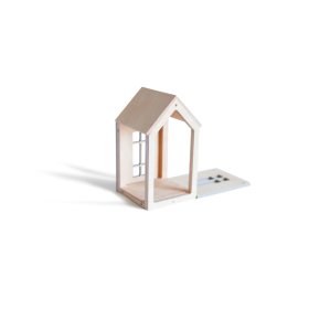 Magnetický Montessori dřevěný domeček - grey, OKT