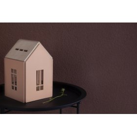 Magnetický Montessori dřevěný domeček - pink