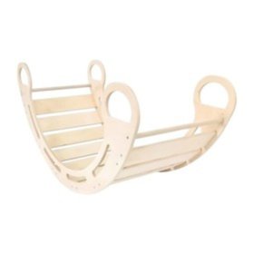 BAZAR- Dřevěná Montessori houpačka Lila - přírodní , LilaBaby
