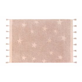 Bavlněný koberec Hippy Stars - Vintage Nude, Kidsconcept