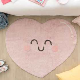 Dětský bavlněný koberec - Happy Heart, Kidsconcept