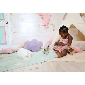 Dětský koberec s hvězdami Tricolor Stars - Soft Mint , Kidsconcept