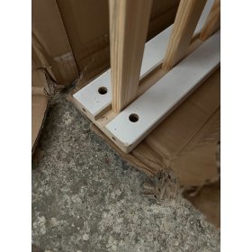 BAZAR - Dětská nízká postel Montessori Ourbaby 160x70 - bílá