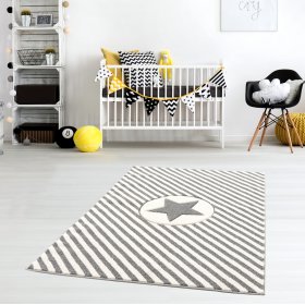 Dětský koberec Decostar - šedý, LIVONE