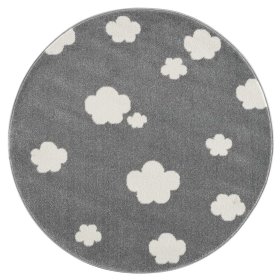 Dětský koberec Sky Cloud - šedý, LIVONE