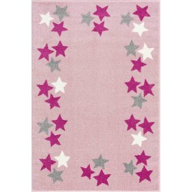 Dětský koberec Spring Star - růžový