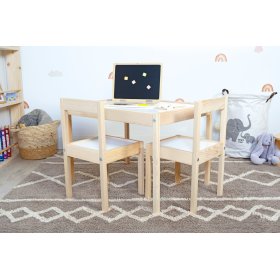 Dětský stůl a 2 židle LETTO, Ourbaby