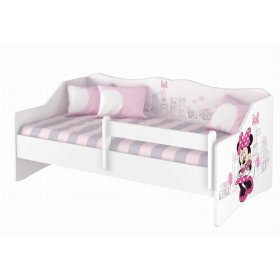 Dětská postel se zády - Minnie Mouse v Paříži, BabyBoo, Minnie Mouse