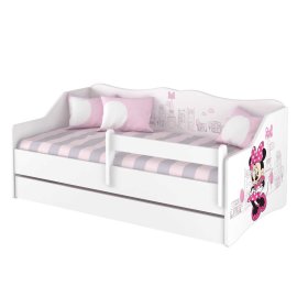Dětská postel se zády - Minnie Mouse v Paříži, BabyBoo, Minnie Mouse