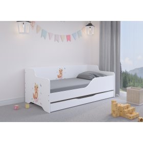 Dětská postel se zády LILU 160 x 80 cm - Liška