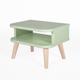 Noční stolek NELL- pastelově zelený, Ourbaby