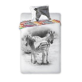 Dětské povlečení 140x200 + 70x90 Zebra, Faro