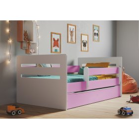 Ourbaby dětská postel Tomi - růžová, All Meble