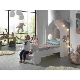 Dětská domečková postel Casami - bílá, VIPACK FURNITURE
