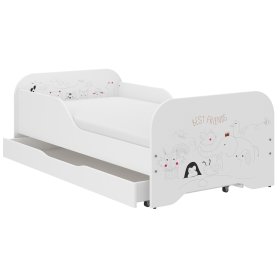 Dětská postel MIKI 160 x 80 cm - Kamarádi, Wooden Toys