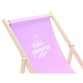 Dětské plážové lehátko Little princess - růžové, Chill Outdoor