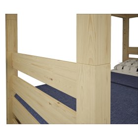 Patrová postel 200x90 s přistýlkou Josh přírodní