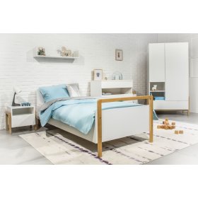 Postel Viktor 180 x 80 - bílá, All Meble