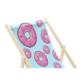Plážové lehátko Růžové Donuty, CHILL