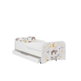 Dětská postel MIKI 160 x 80 cm - Kočička, Wooden Toys