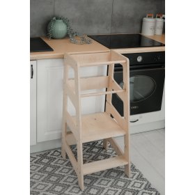 Montessori učící věž Sara MAXI 90 - přírodní, Ourbaby
