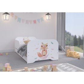 Dětská postel MIKI 160 x 80 cm - Liška, Wooden Toys
