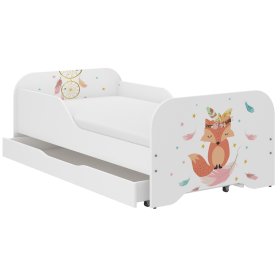 Dětská postel MIKI 160 x 80 cm - Liška, Wooden Toys
