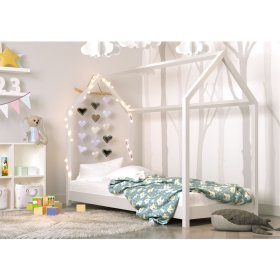 Dětská postel domeček Bella - bílá, All Meble