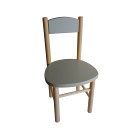 Dětská židlička Polly - šedá, Drewnopol
