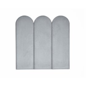 Čalouněný panel Oblouček - šedá, MIRAS