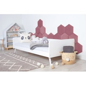 Čalouněný panel Hexagon - růžový, Ourbaby